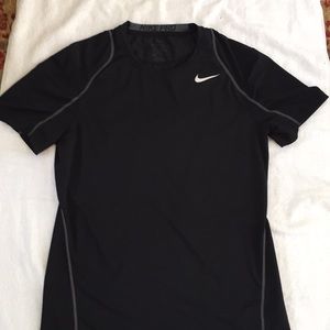 Nike Pro Training Top, Black, men’s S